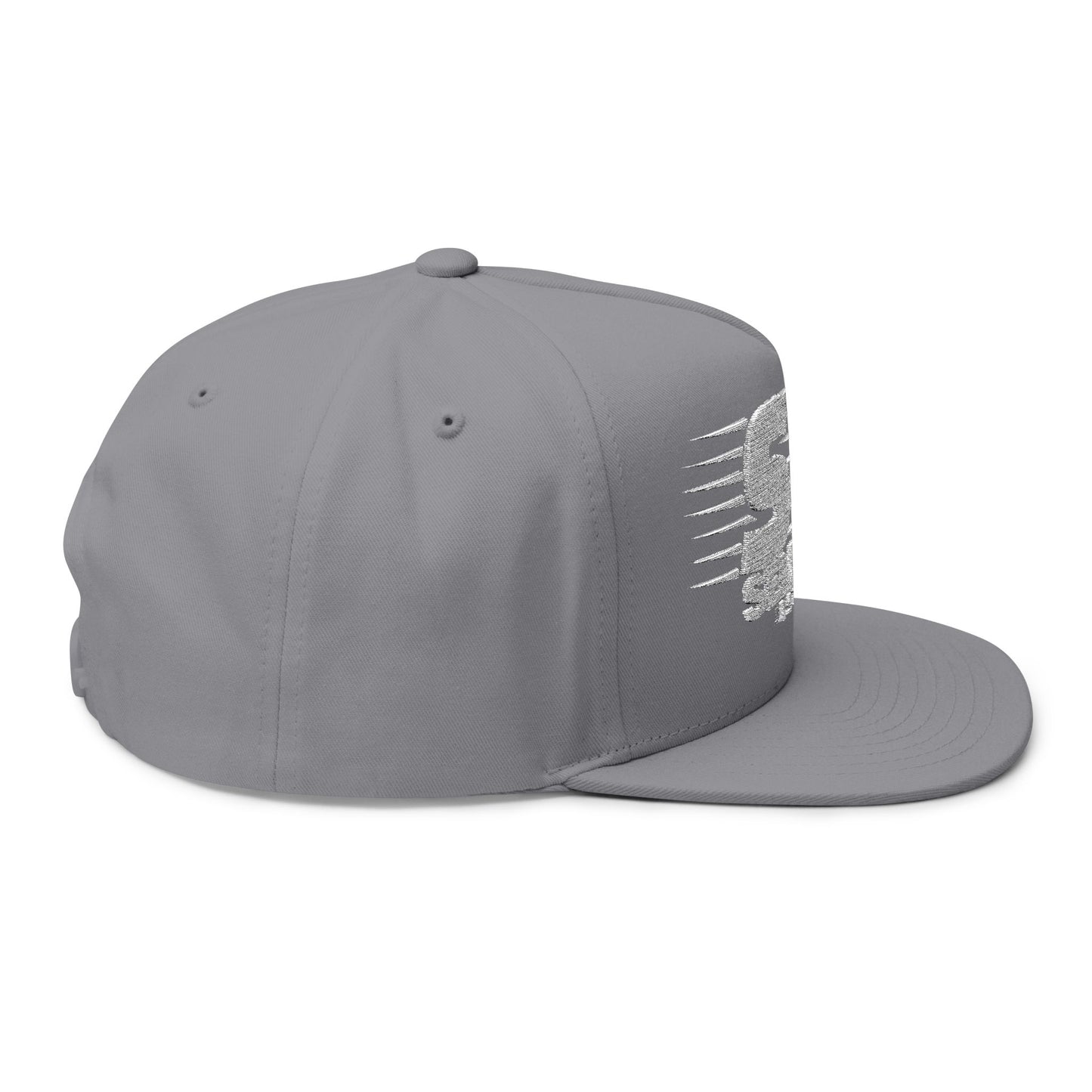 Self Made Flat Bill Cap - Stylish Embroidered Snapback for Trendsetters
