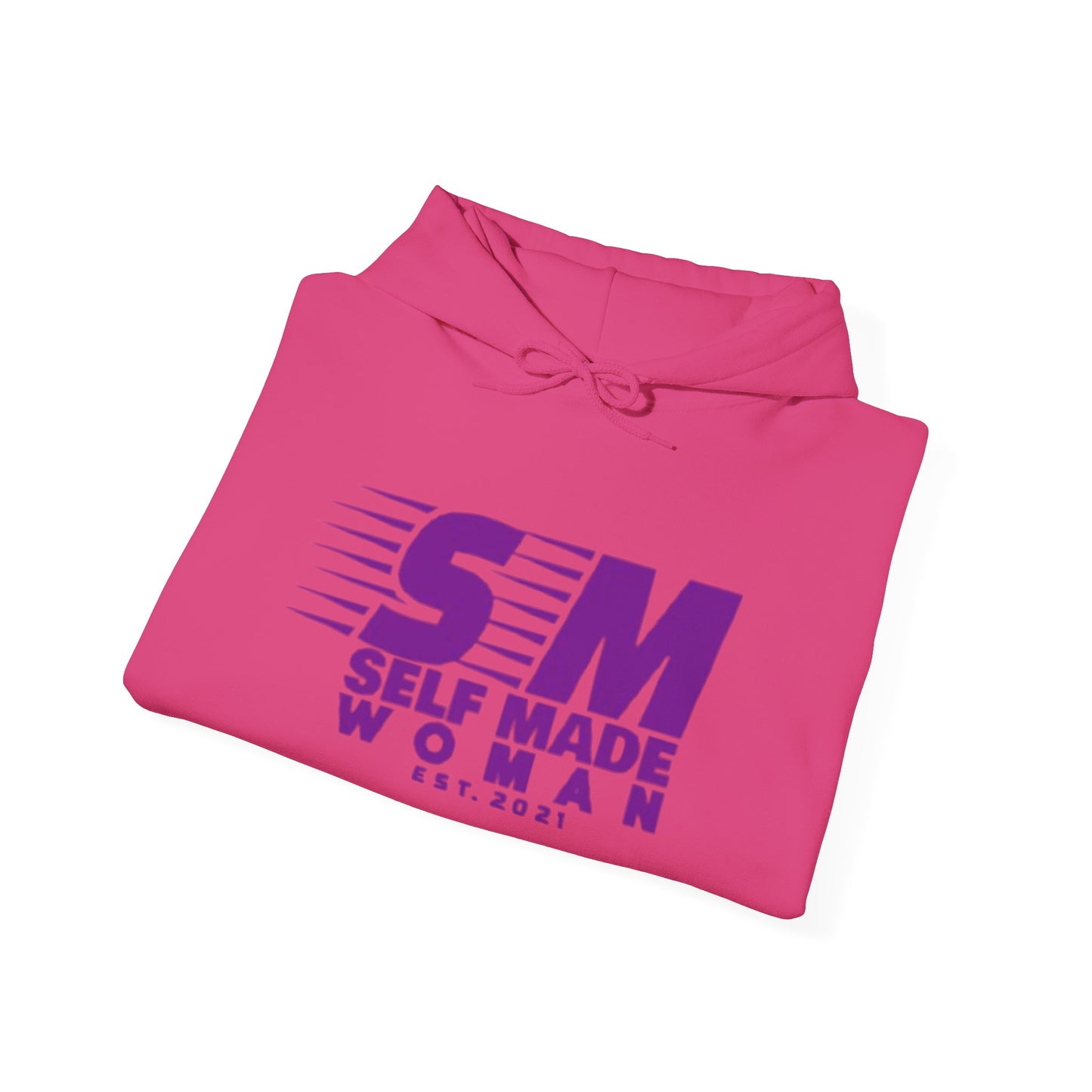 Self Made Woman Hoodie, Empowerment Sweatshirt, Gift for Entrepreneur, Women's Fashion, EST. 2021 Apparel, Cozy Motivation Sweatshirt
