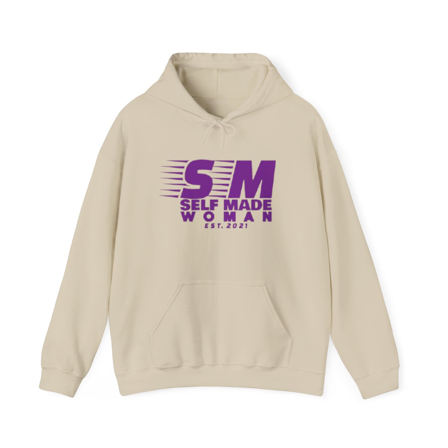 Self Made Woman Hoodie, Empowerment Sweatshirt, Gift for Entrepreneur, Women's Fashion, EST. 2021 Apparel, Cozy Motivation Sweatshirt
