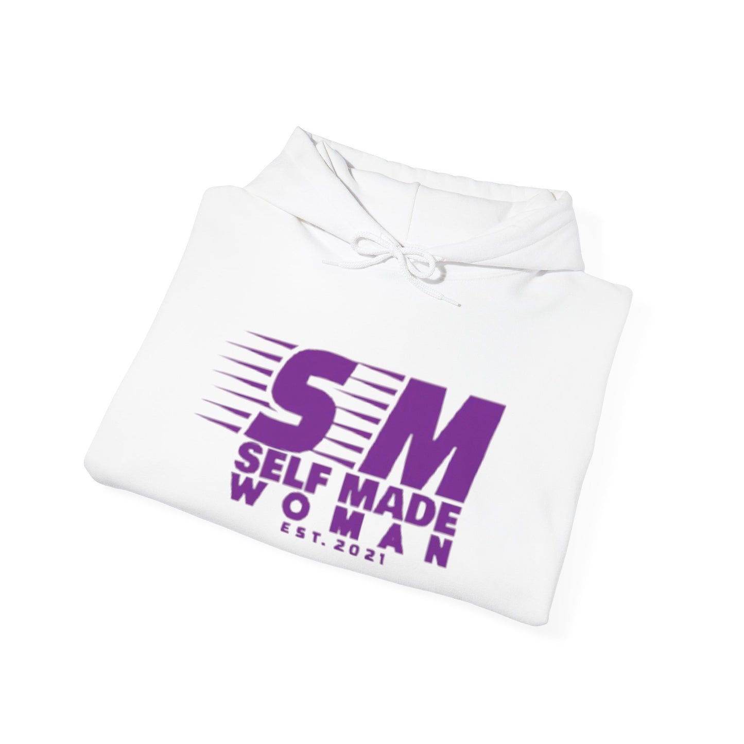 Self Made Woman Hoodie, Empowerment Sweatshirt, Gift for Entrepreneur, Women's Fashion, EST. 2021 Apparel, Cozy Motivation Sweatshirt