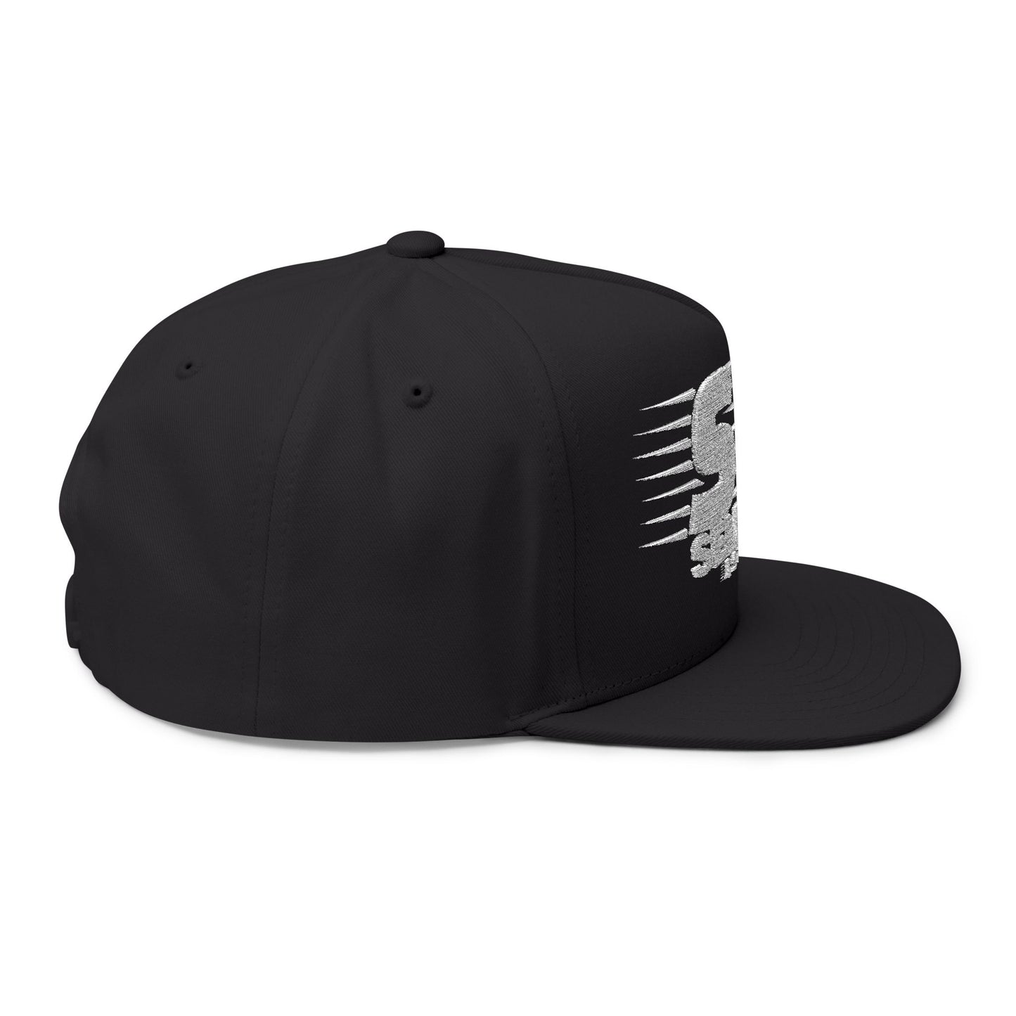 Self Made Flat Bill Cap - Stylish Embroidered Snapback for Trendsetters
