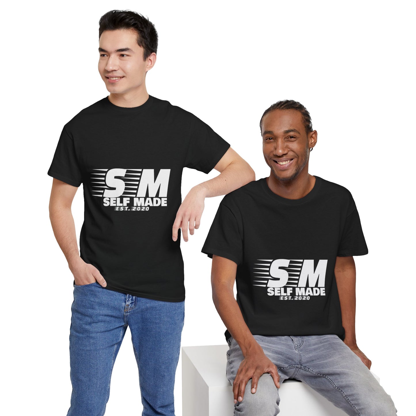Self Made Unisex Heavy Cotton Tee - Inspirational Graphic T-Shirt