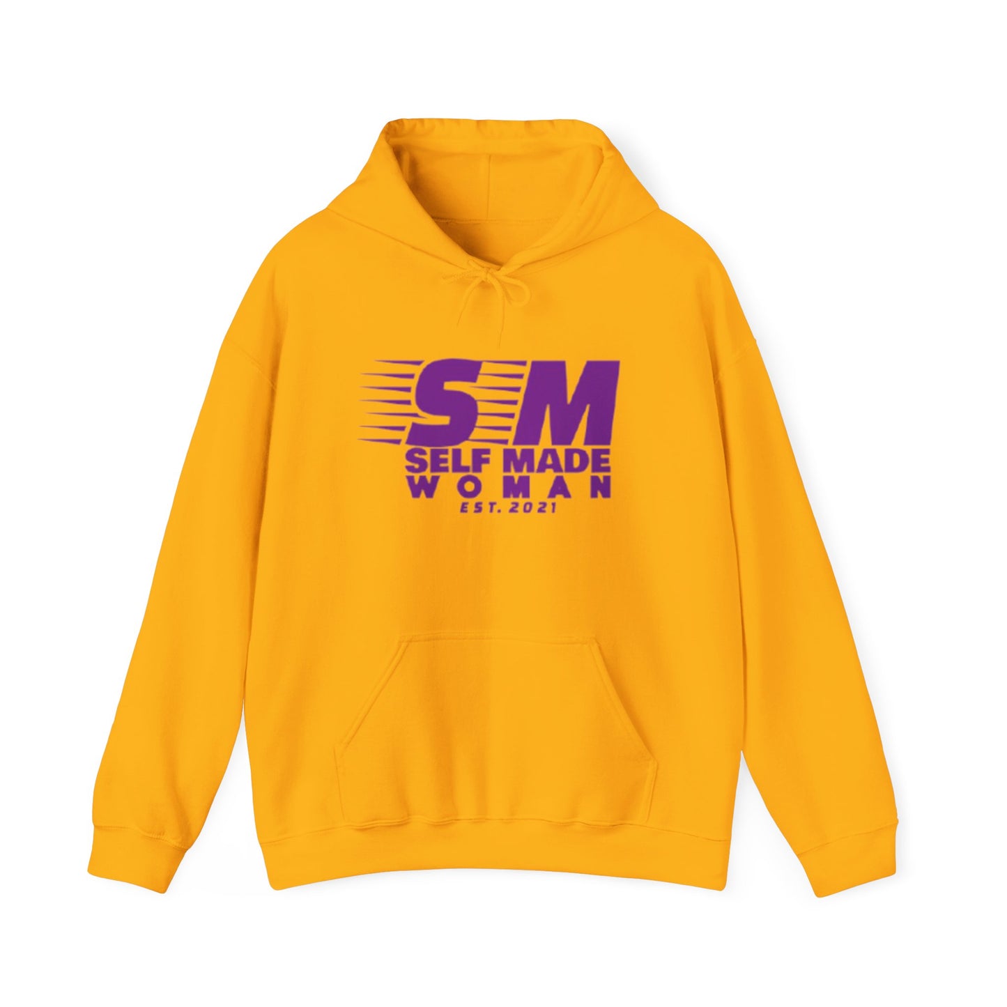 Self Made Woman Hoodie, Empowerment Sweatshirt, Gift for Entrepreneur, Women's Fashion, EST. 2021 Apparel, Cozy Motivation Sweatshirt