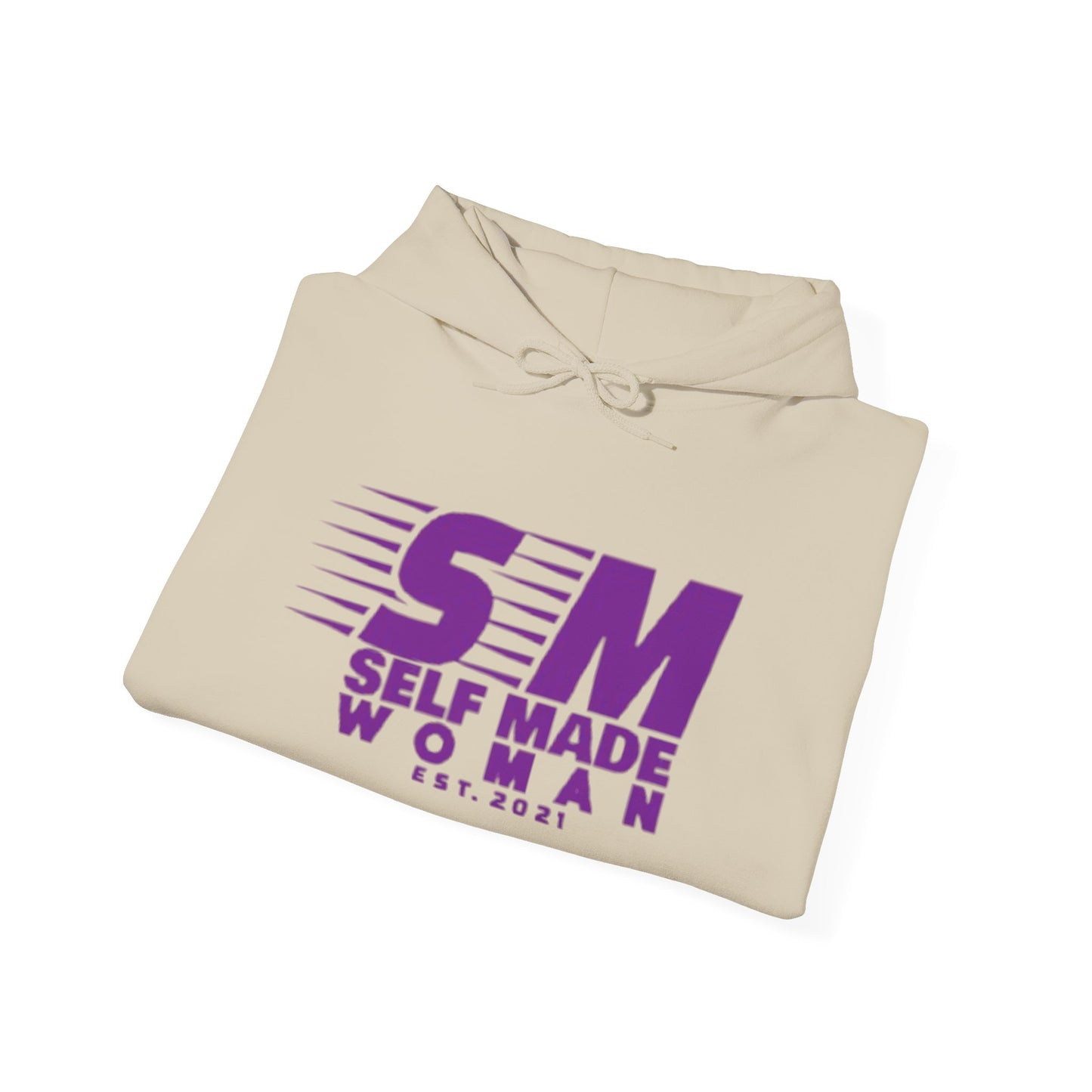 Self Made Woman Hoodie, Empowerment Sweatshirt, Gift for Entrepreneur, Women's Fashion, EST. 2021 Apparel, Cozy Motivation Sweatshirt