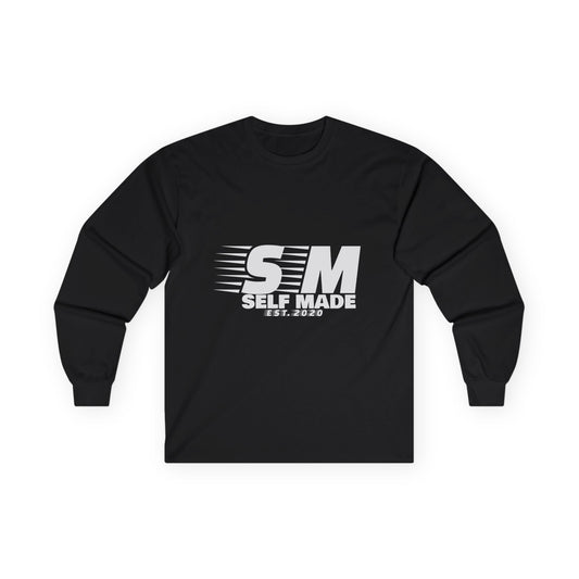 Self Made Unisex Long Sleeve Tee, Motivational Quote Shirt, Comfortable Cotton Top, Casual Wear, Gift for Entrepreneurs