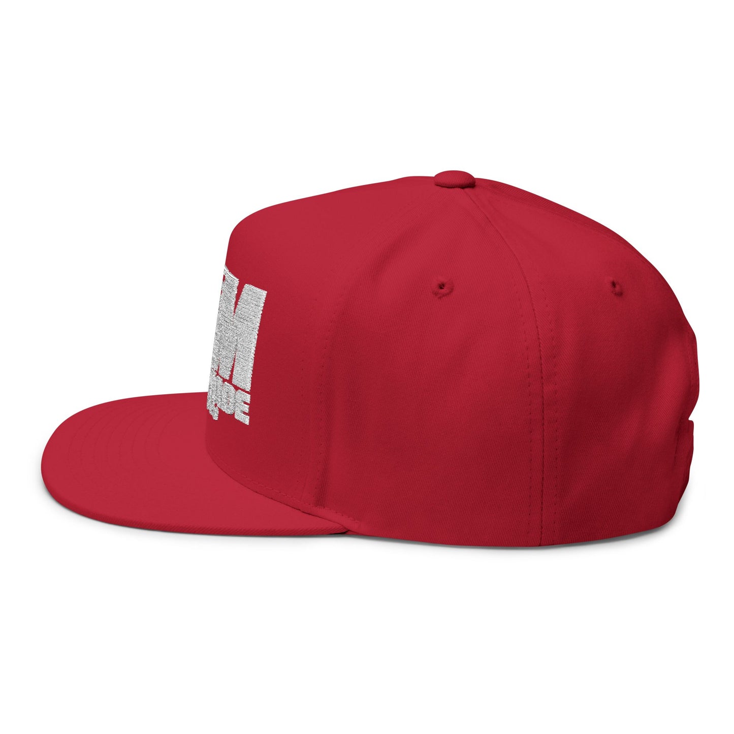 Self Made Flat Bill Cap - Stylish Embroidered Snapback for Trendsetters
